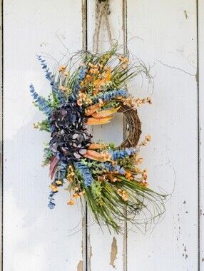 Rustic fall wreath
